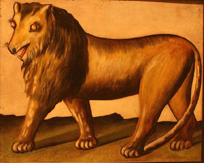 Niko Pirosmanashvili Lion Spain oil painting art